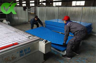 20-50 mm white Ground protection mats 80 tons load capacity